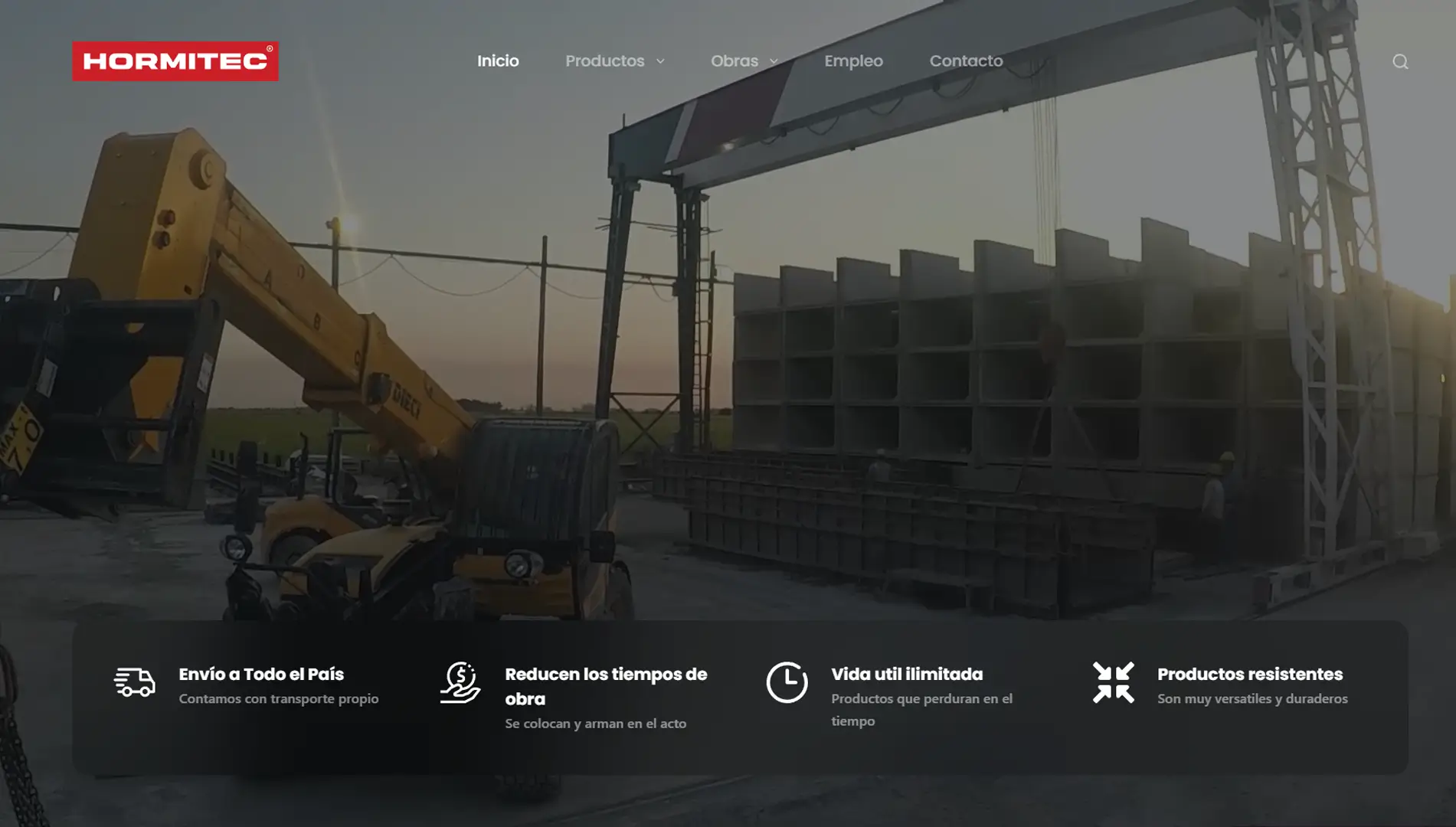 Sitio web de Hormitec
